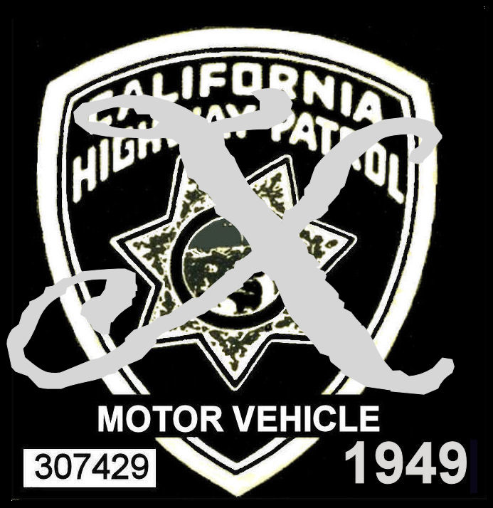 (image for) 1949 California safety inspection sticker